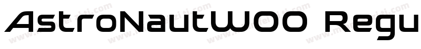 AstroNautW00 Regular Regular字体转换